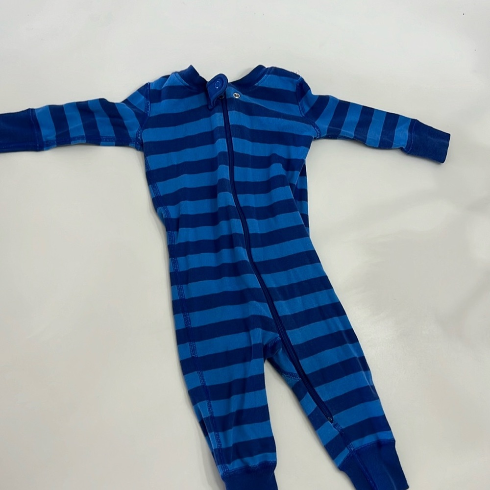Adorable striped pjs from Hanna Andersson.